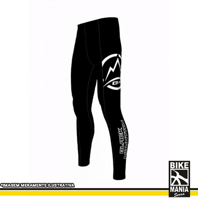 Calça de Lycra Cintura Alta para Ciclista Ilha Comprida - Calça de Lycra Cintura Alta para Ciclista