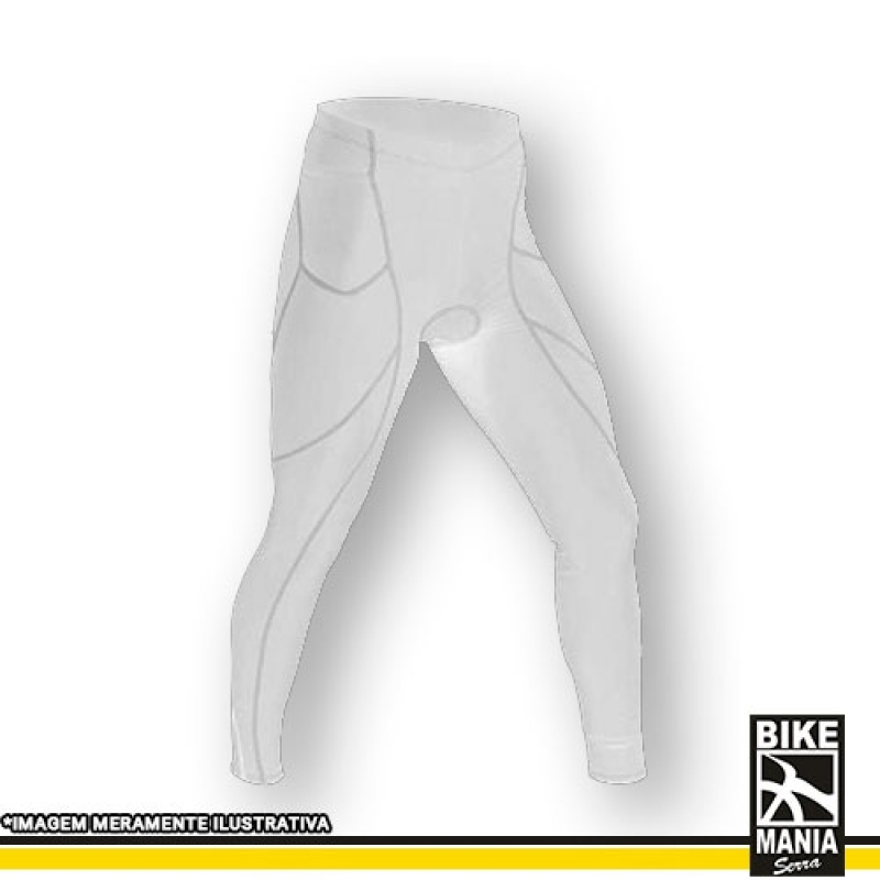 Calças de Lycra Cintura Alta para Ciclista Carandiru - Calça de Lycra para Ciclista