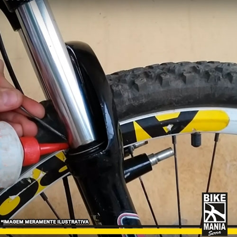 Lubrificação de Suspensão Bike com Regulagem Artur Alvim - Lubrificação de Suspensão Bicicleta Dianteira