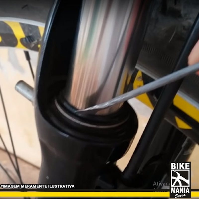 Lubrificação de Suspensão de Bicicleta com Trava Cambuci - Lubrificação de Suspensão de Bicicleta com Trava